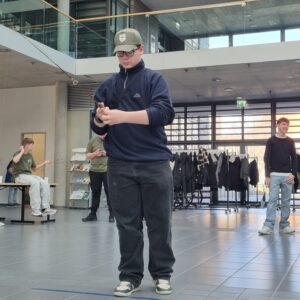 Brühler-Jugend beim Jugendevent in Erfurt Elias beim üben