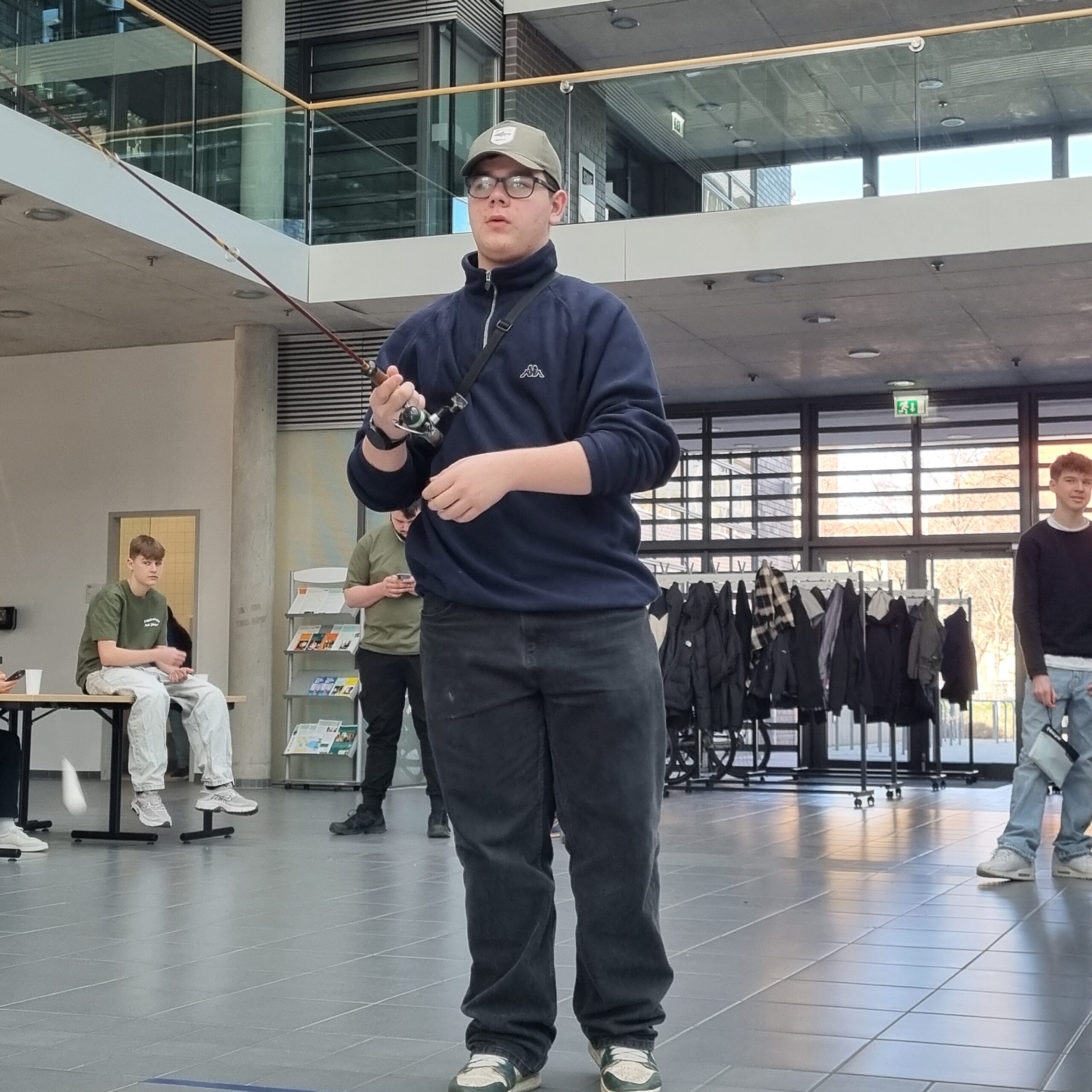 Brühler-Jugend beim Jugendevent in Erfurt Elias beim üben