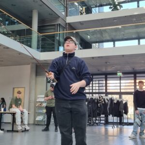 Brühler-Jugend beim Jugendevent in Erfurt Elias beim üben