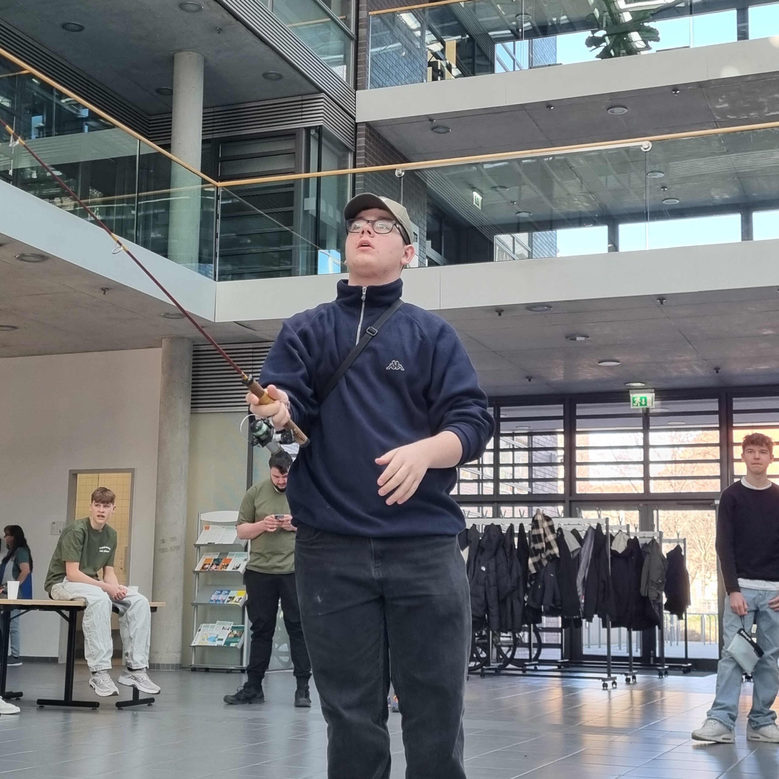 Brühler-Jugend beim Jugendevent in Erfurt Elias beim üben